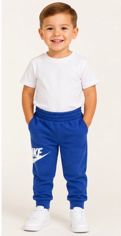 Nike toddler boys’ royal-blue jogger sweatpants Size 24mons