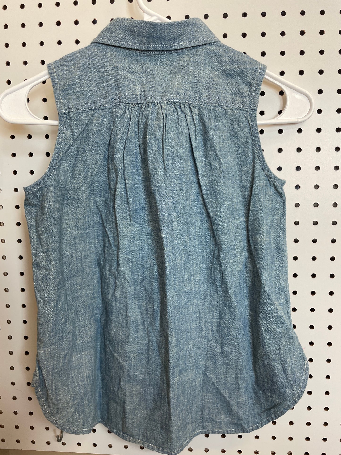 Polo Sleeveless Denim Girls Top Size 10-New With Tag