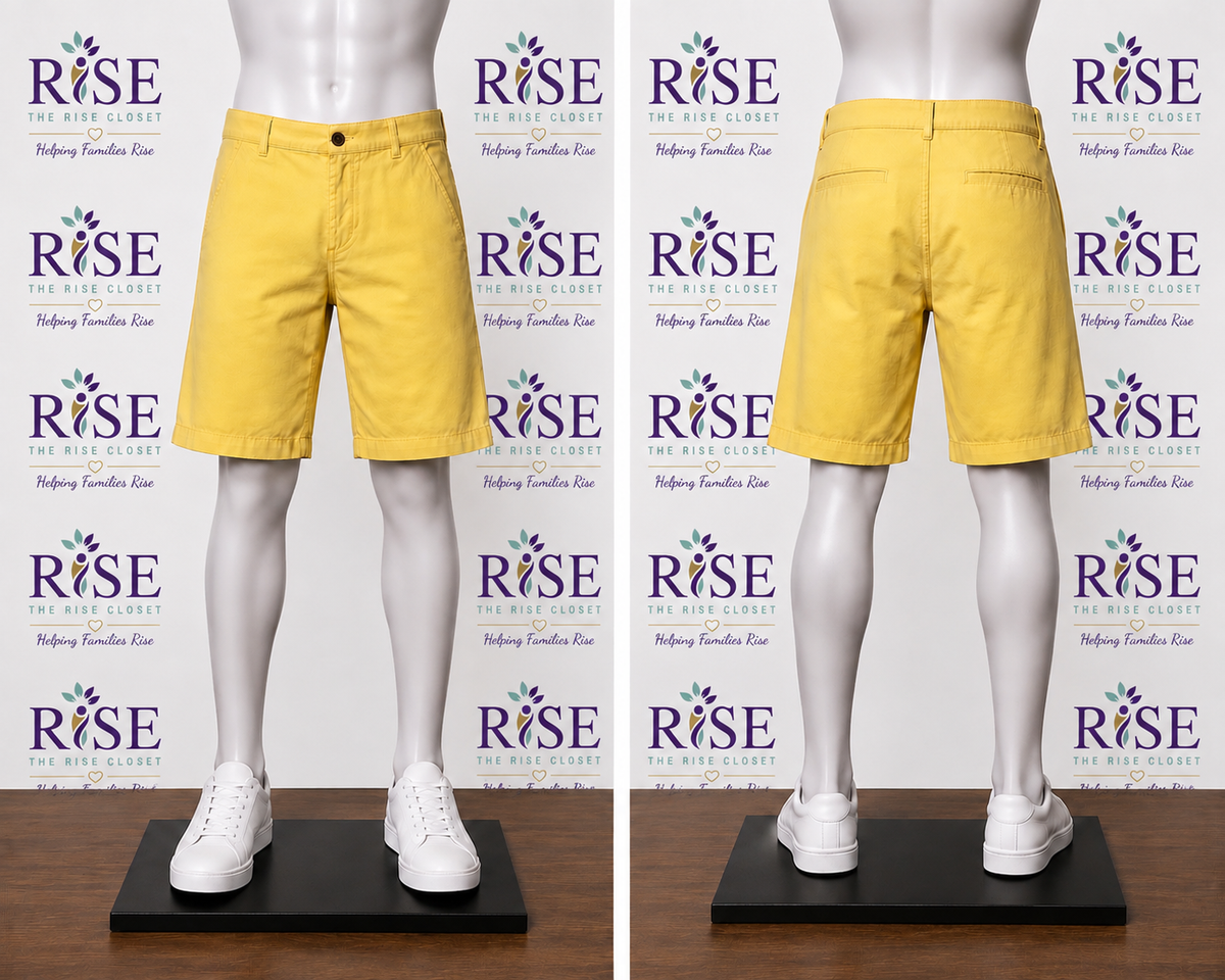 The Children’s Place Boys Yellow Chino Shorts – Size 16