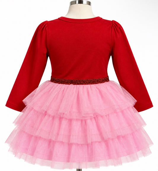 Wonder Nation Girls' Valentine's Day Tutu Dress — 12 Months