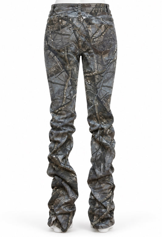 Shein-Camouflage Pattern Pants Casual Outdoor Wear Size 13