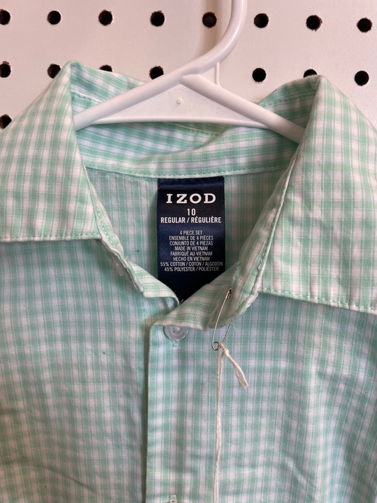 Izod Boys’ Button Down Long Sleeve Top Size 10 Condition- Great
