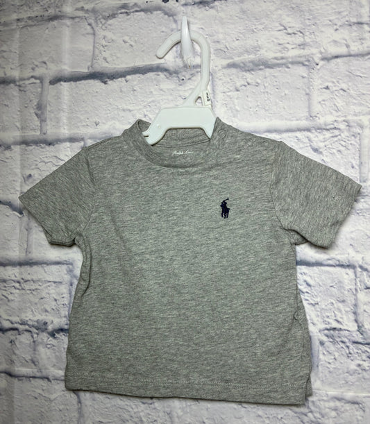 Polo Ralph Lauren Gray baby boys short-sleeve cotton jersey T-shirt (size 6 months