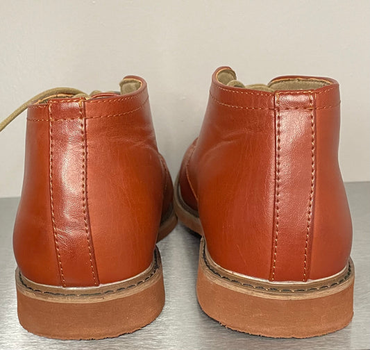 Deep Stags Ballard Chukka Boots Red Orange sz 9.5 Boys~Great Condition