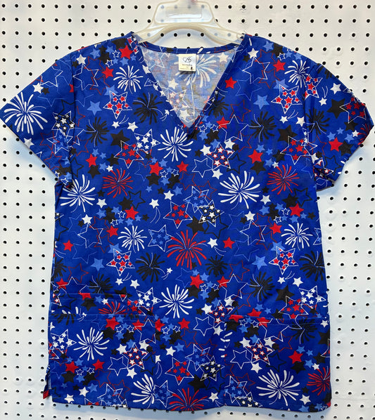 B Scrubs women's V-neck scrub top 8pc Bundle