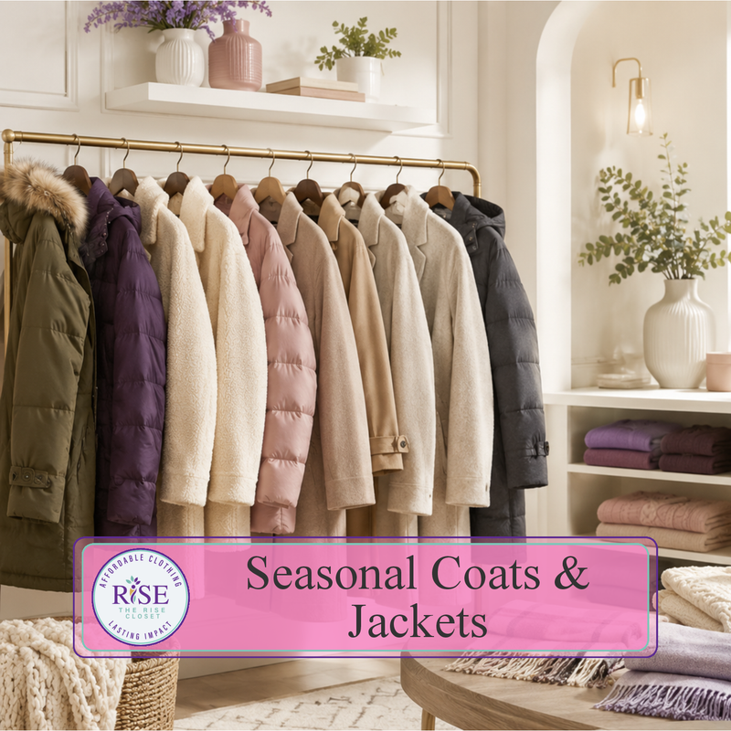 Layers for changing weather and colder days.