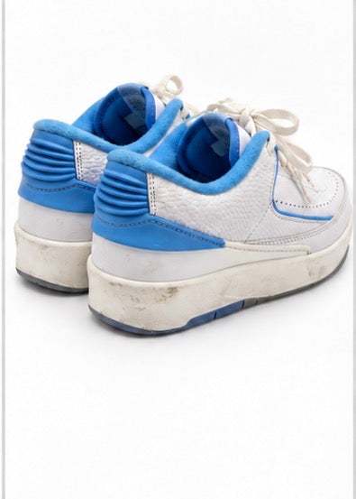 Nike Air Jordan 2 Retro Low UNC Girls Sneakers Size 5Y