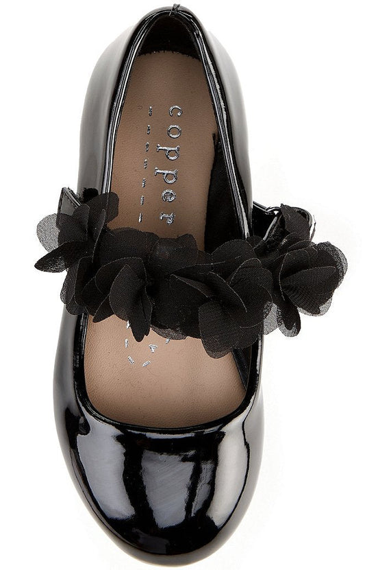 Copper Key
Girls' Blossom Chiffon Patent Floral Flats (Toddler) Size 7 —New With No Tag