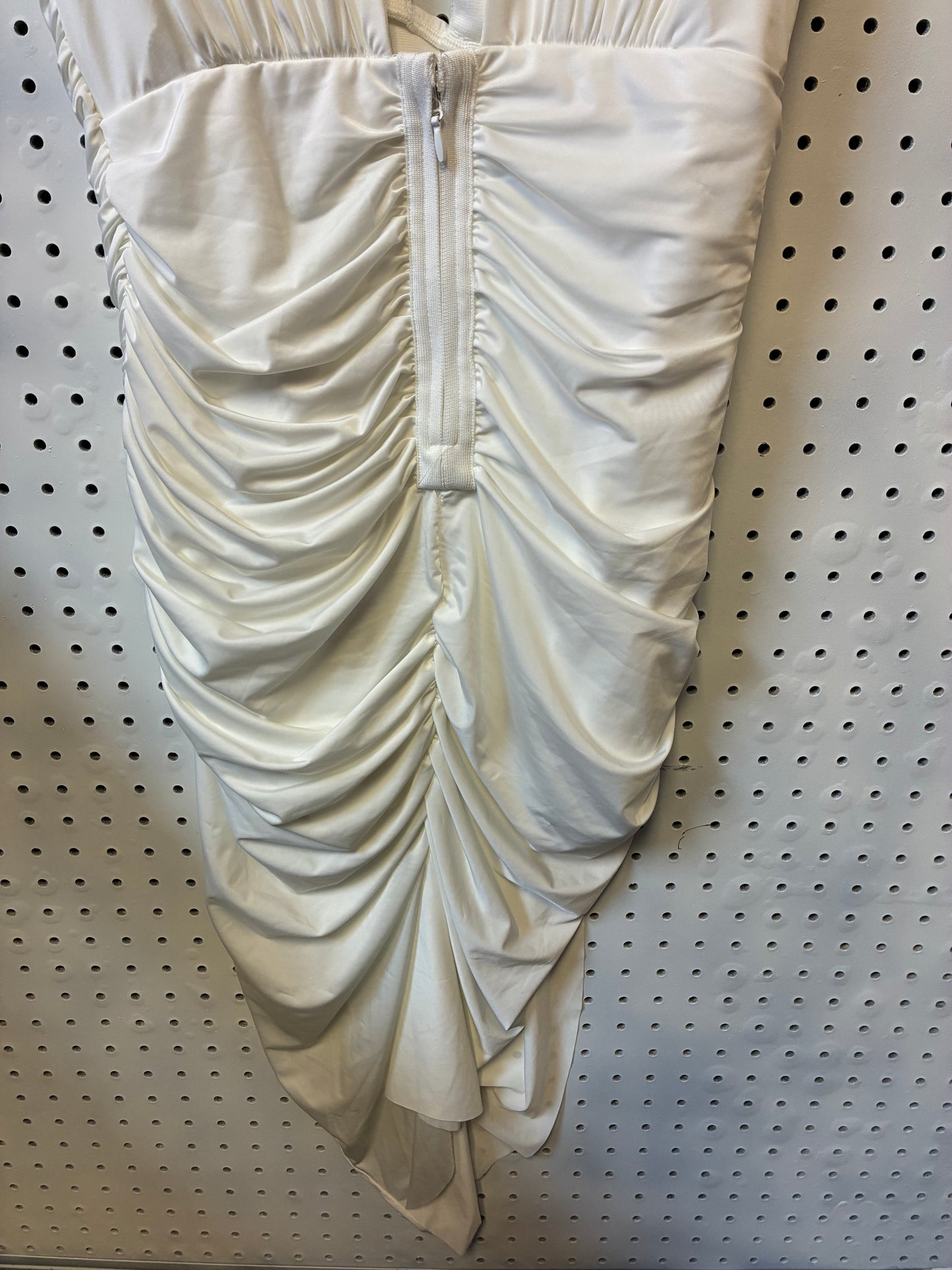 Fashion Nova Fallon Ruched Midi Dress Size Medium-New with Tag