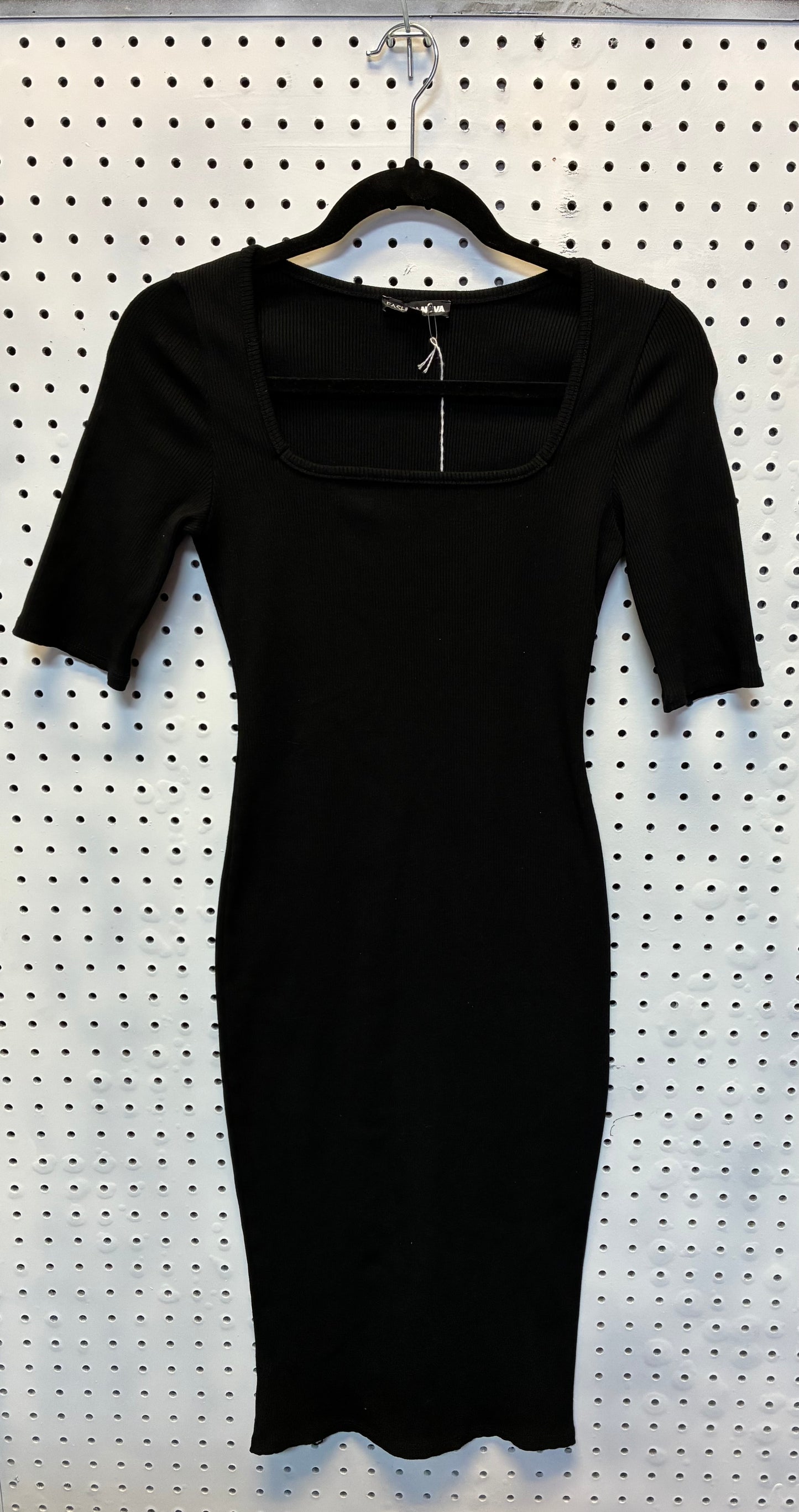 Fashion Nova Black Cocktail Dress- Size Women Large