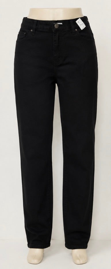 Fashion Nova Women’s Black Straight Leg Jeans – Size 11