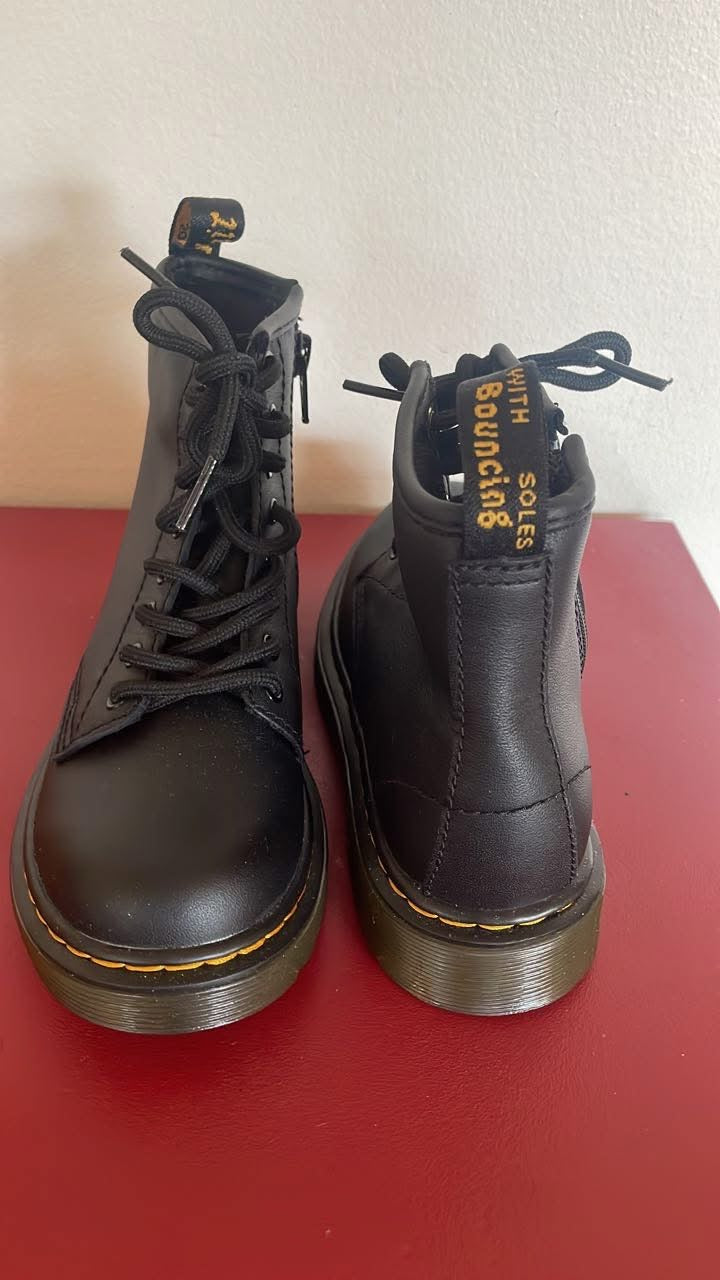Dr. Martens 1460 T Kids Boot Black -Girl Size 13y