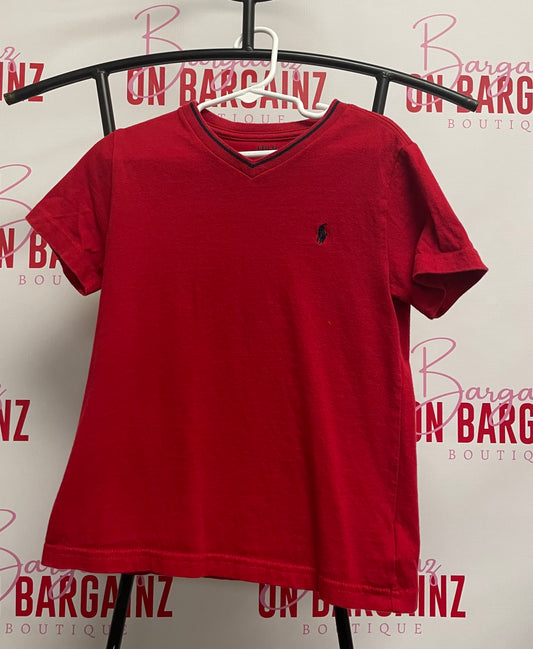 Polo Ralph Lauren Boys' Red Polo T-Shirt – Size 5 – Great Condition!