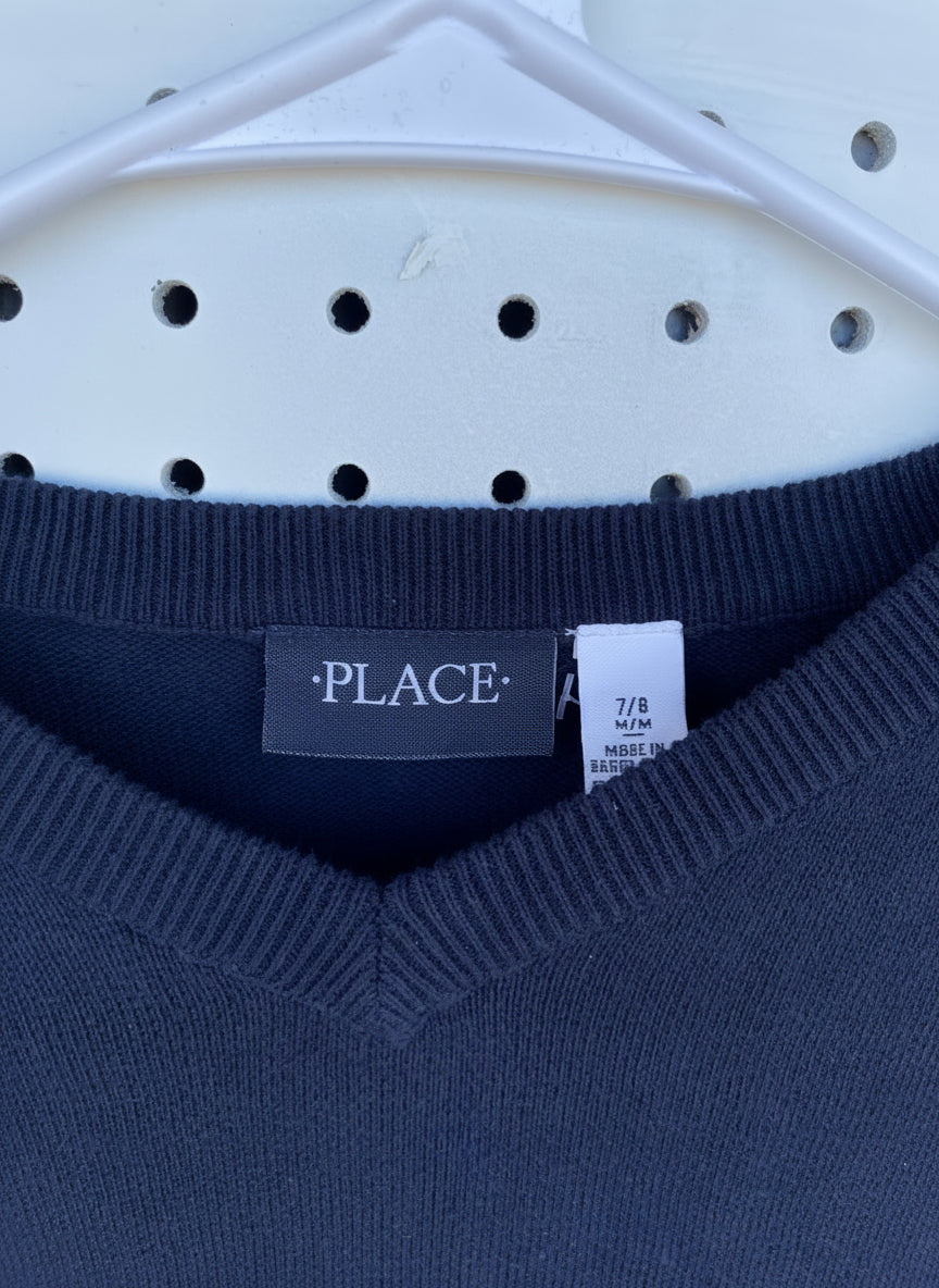 Children Place Uniform Longsleeve Sweater -Boys 7/8