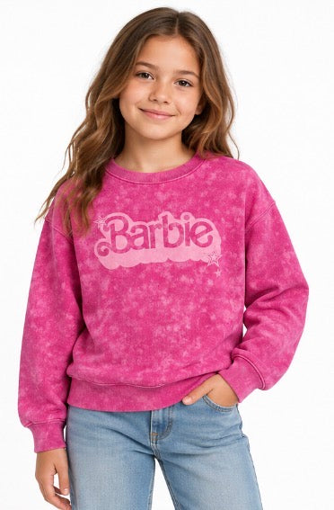 Kid Barbie Pullover Sweatshirt Girl Size 12