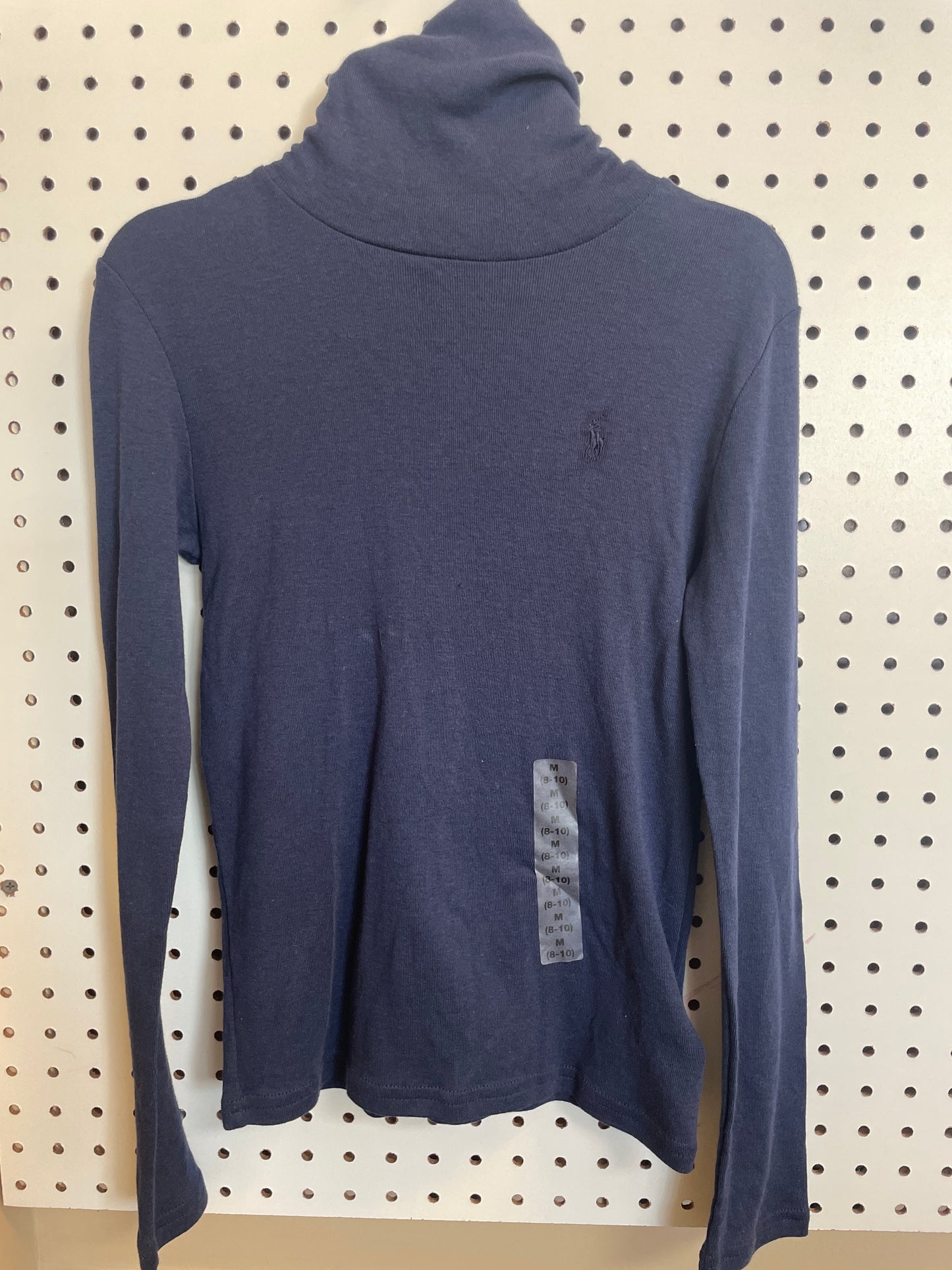 Classic Polo V- Navy Boys Size 8/10-NWT
