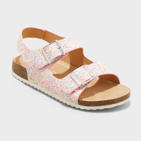 Toddler Reagan Footbed Sandals - Cat & Jack Size 7
