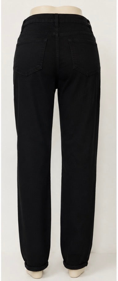Fashion Nova Women’s Black Straight Leg Jeans – Size 11