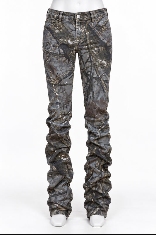 Shein-Camouflage Pattern Pants Casual Outdoor Wear Size 13