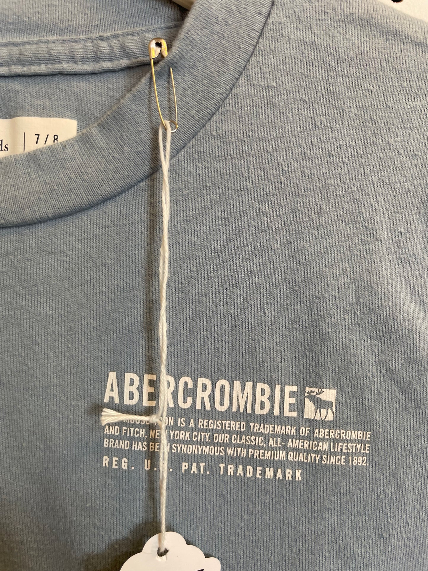 ABERCROMBIE Long-Sleeve Shirt Boys Size 7/8 -Condition Great