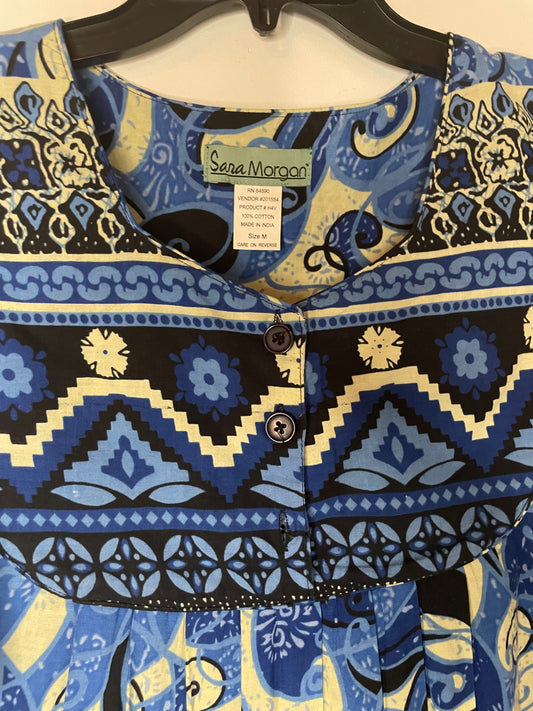 Sara Morgan Blue Maxi Dress ~Women’s Size Medium 8/10~ Great Condition