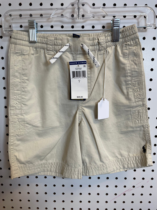 Ralph Lauren Basic Sand Shorts in Boys Size 7- New With Tag