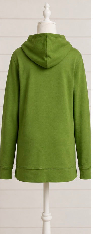 Boys Black Future Graphic Hoodie – Green – Size 12/14
