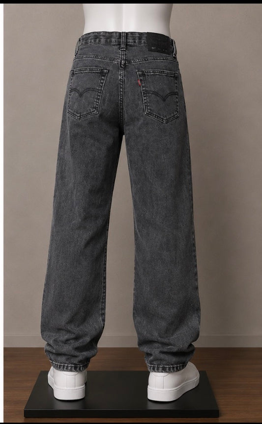 Levi’s Boys Gray/Black Wash Jeans – Size 16 Regular