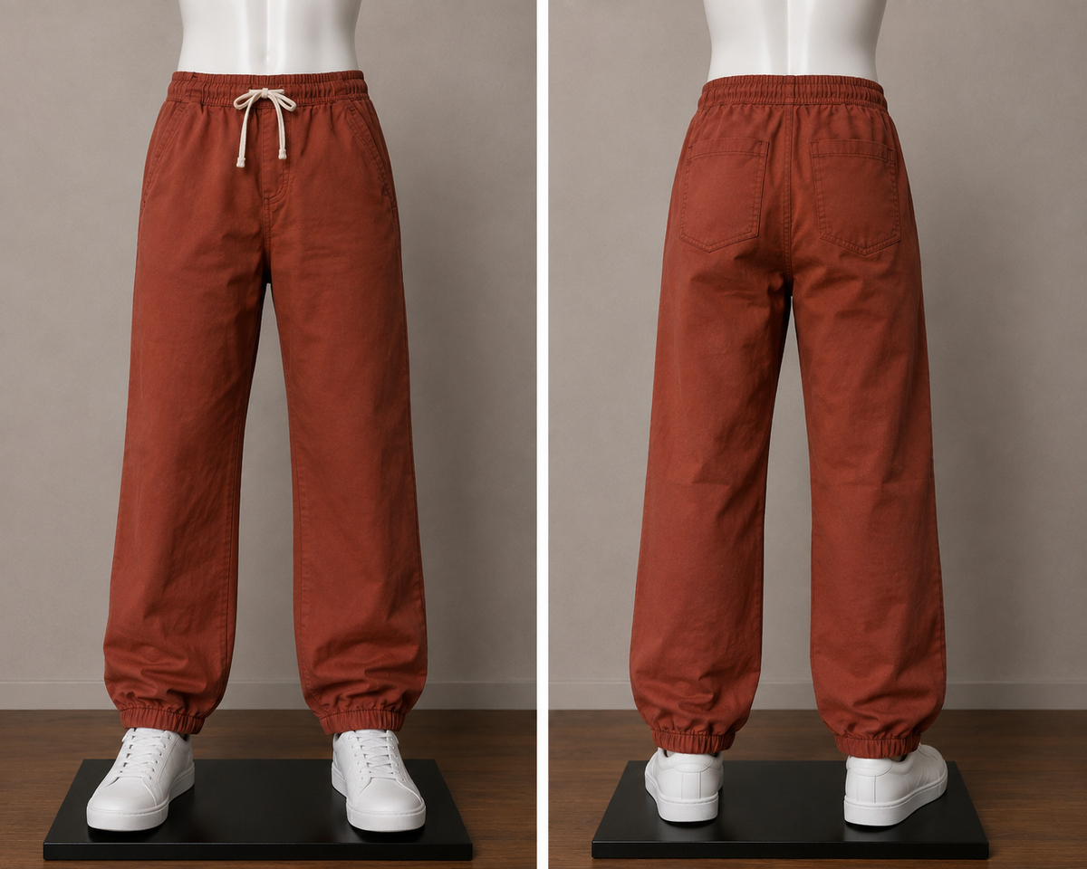 Cat & Jack Boys – Rust/Burnt Orange Pull-On Jogger Pants
Size: 14