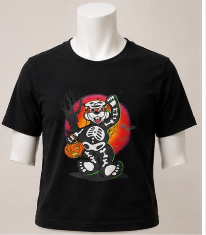 Buc-ee’s Youth Large Black Halloween “Spooky Stuff” Graphic T-Shirt
