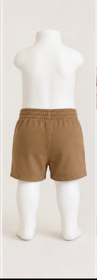 Nike Baby Boys Brown Pull-On Shorts Size 12 Months NWT