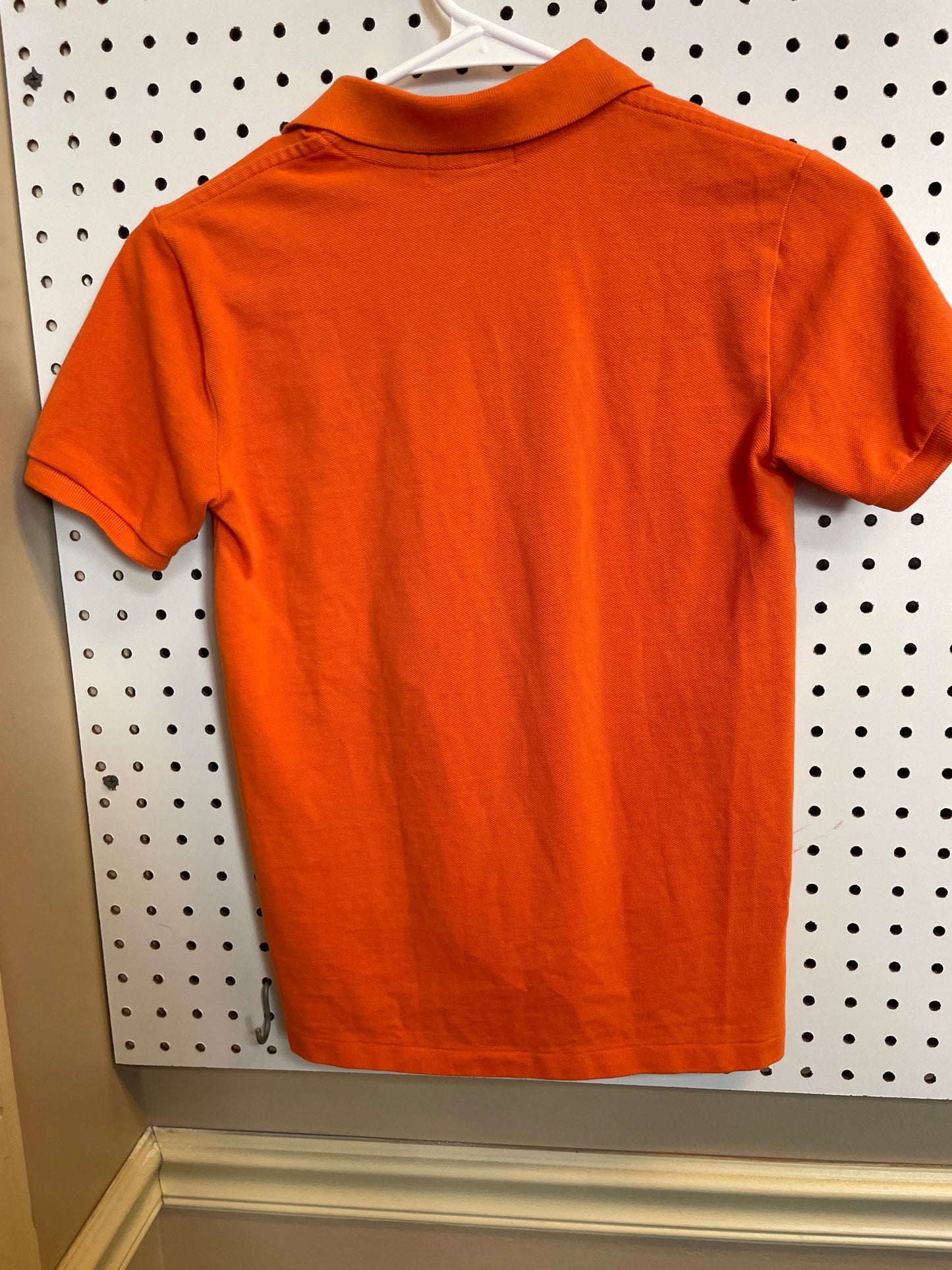 Ralph Lauren Polo Orange Pony Casual Preppy Shirt-Boys Size 8