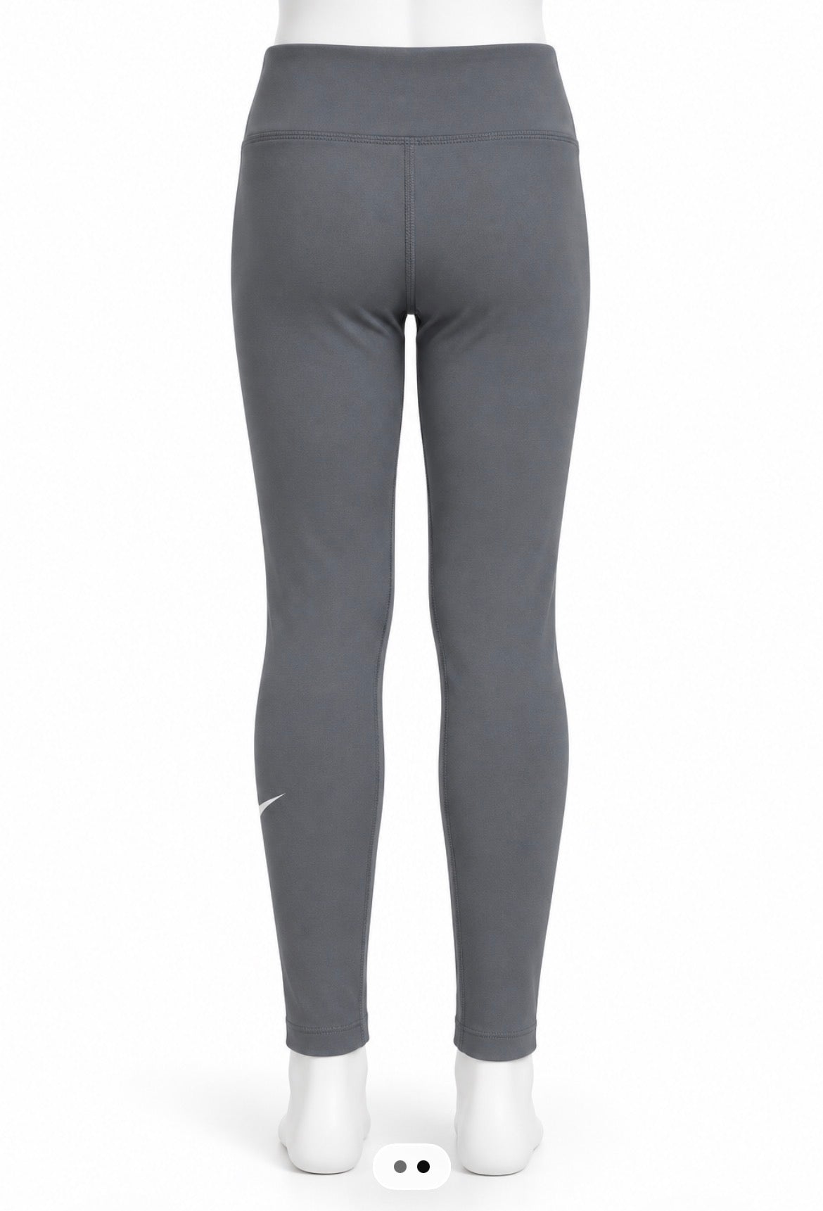 Nike girl's grey athletic leggings Size 10/12