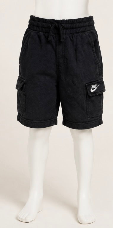 Nike Sportswear Club Fleece Cargo Shorts Boys’ Size Medium Black