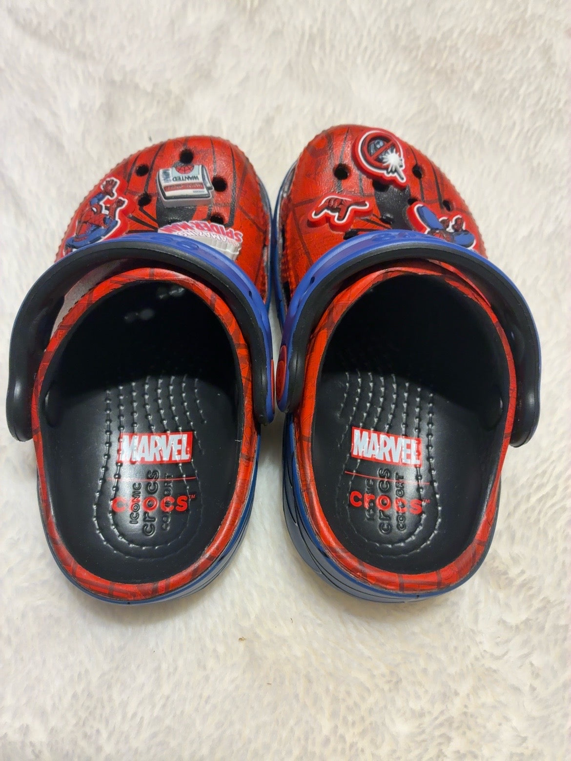 Marvel Spider-Man Crocs – Toddler Size 6C