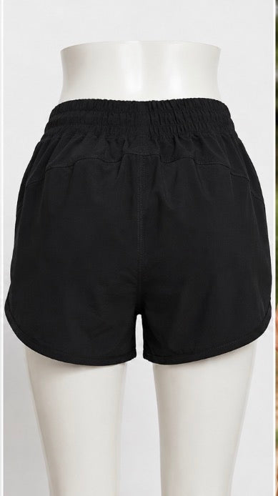 Avia Women’s Black Athletic Running Shorts – Medium 8–10