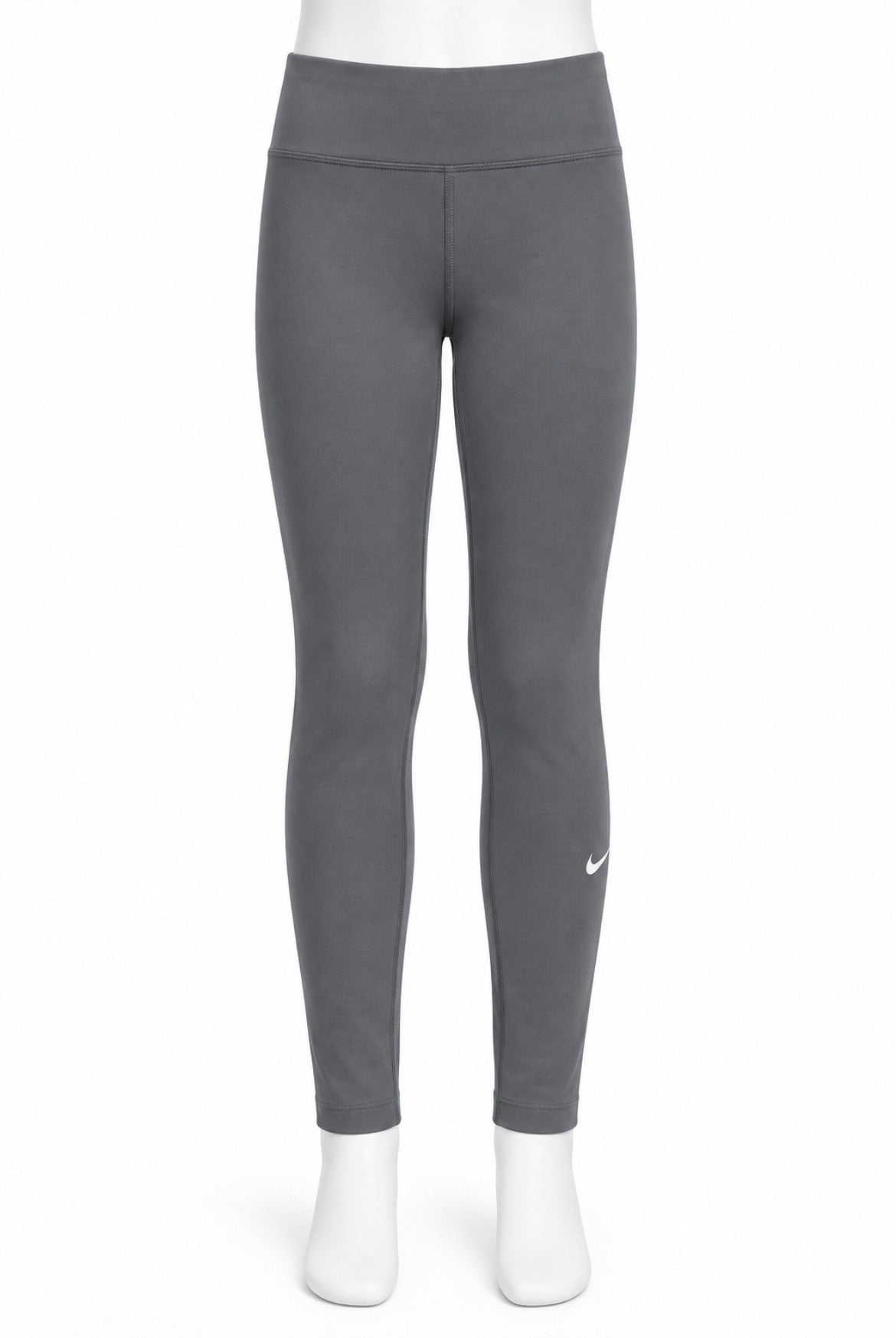 Nike girl's grey athletic leggings Size 10/12