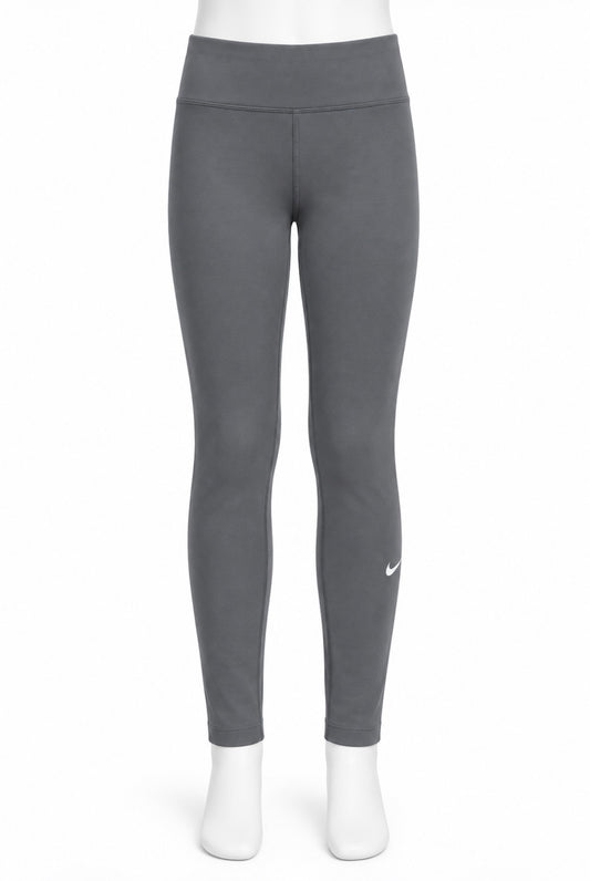 Nike girl's grey athletic leggings Size 10/12