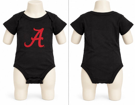 Black Alabama Crimson Tide A Infant Bodysuit 3–6 Months NWT