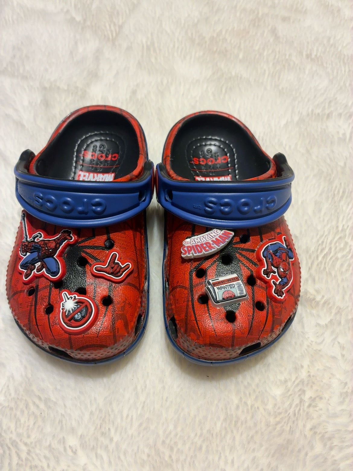 Marvel Spider-Man Crocs – Toddler Size 6C