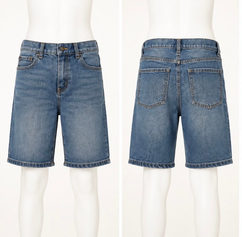 The Children’s Place Boys Size 16 Medium Wash Denim Jean Shorts