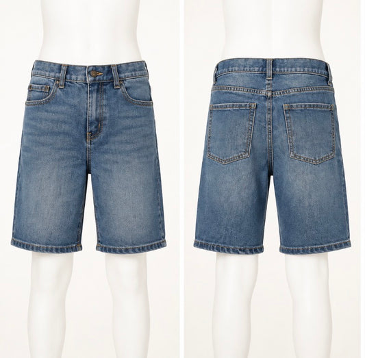 The Children’s Place Boys Size 16 Medium Wash Denim Jean Shorts