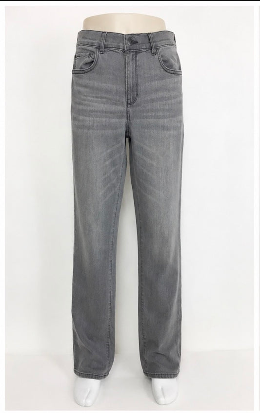 The Children’s Place Boys Gray Stretch Straight Leg Jeans – Size 12