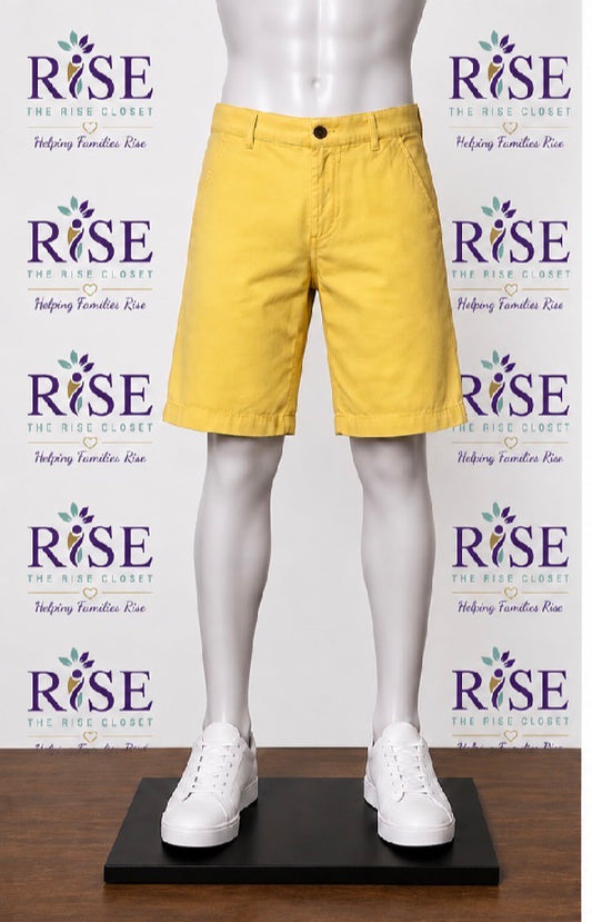 The Children’s Place Boys Yellow Chino Shorts – Size 16