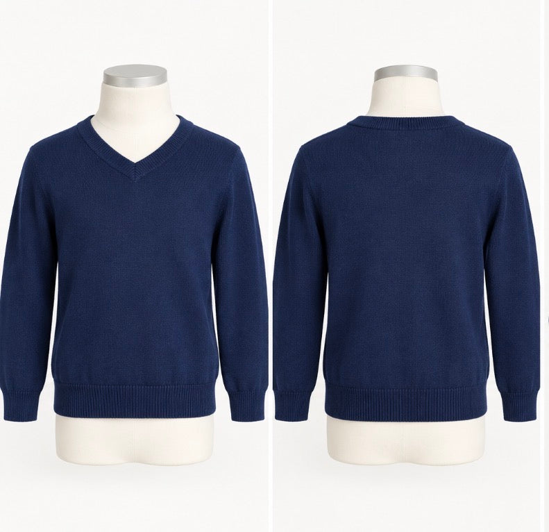 Children Place Uniform Longsleeve Sweater -Boys 7/8