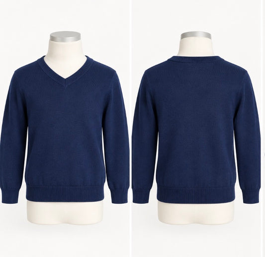 Children Place Uniform Longsleeve Sweater -Boys 7/8