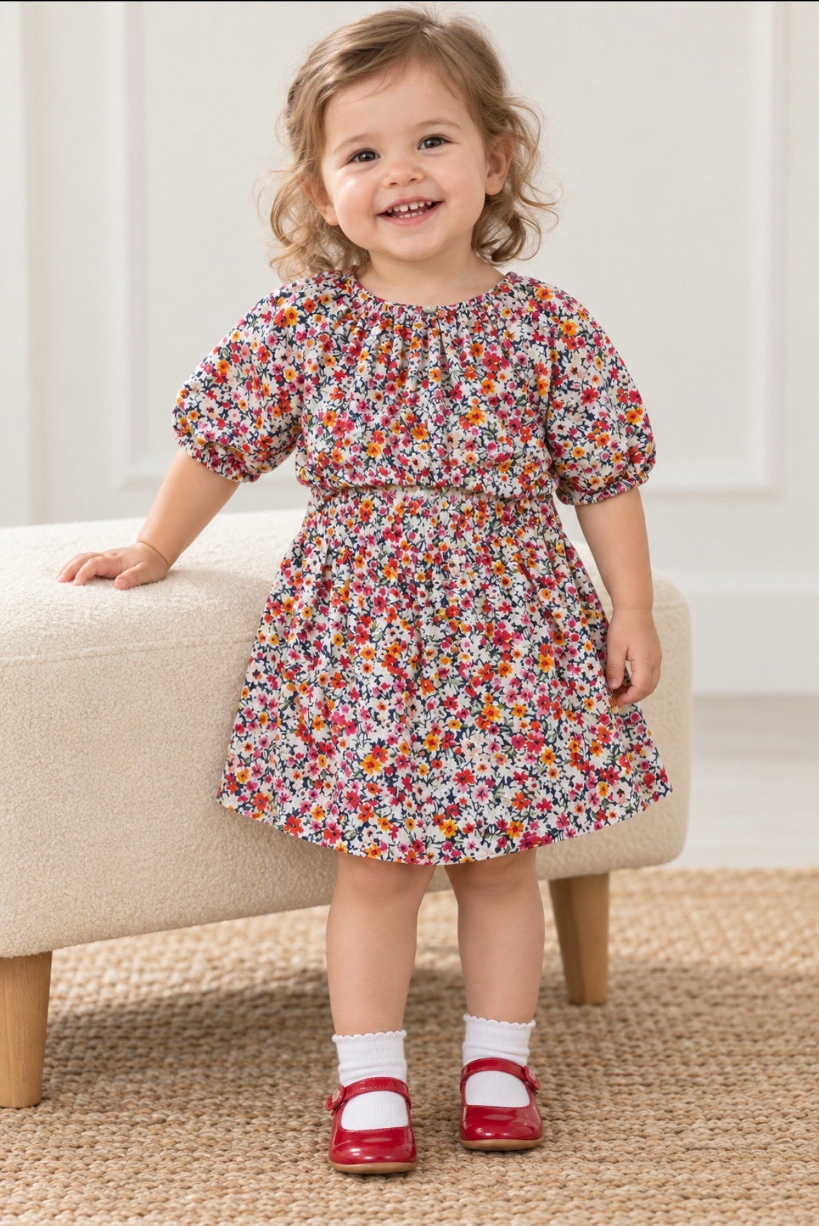 Old Navy Floral Girls Dress Size 18mons