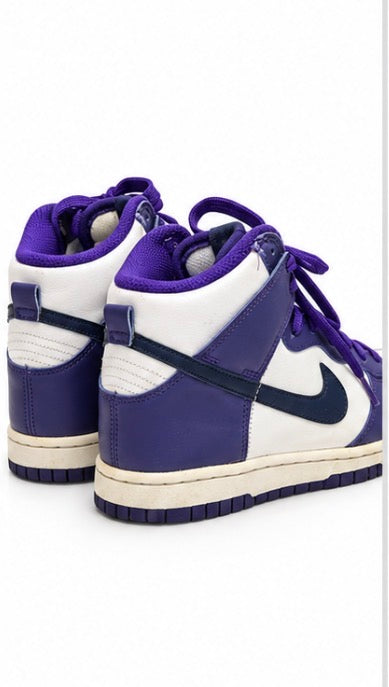 Nike Dunk High Electro Purple Girls Sneakers Size 5.5Y