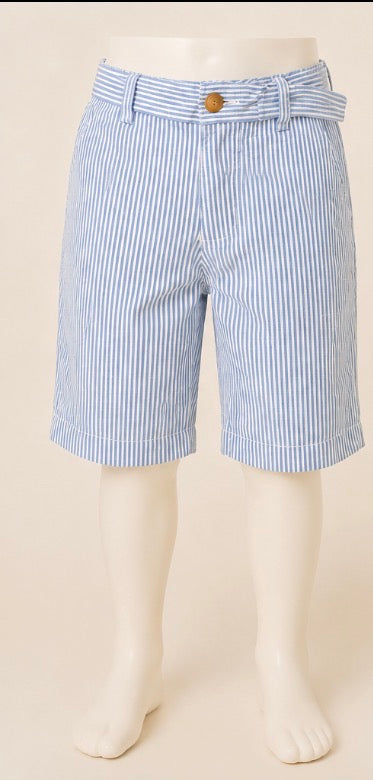 Polo Ralph Lauren boys’ light-blue and white striped shorts in size 10