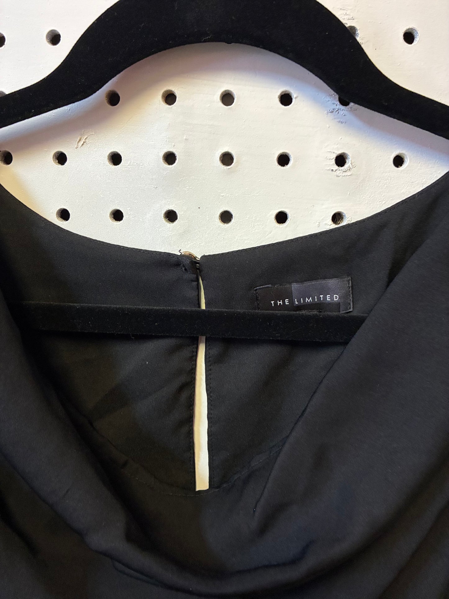 THE LIMITED Black Romper Size Large